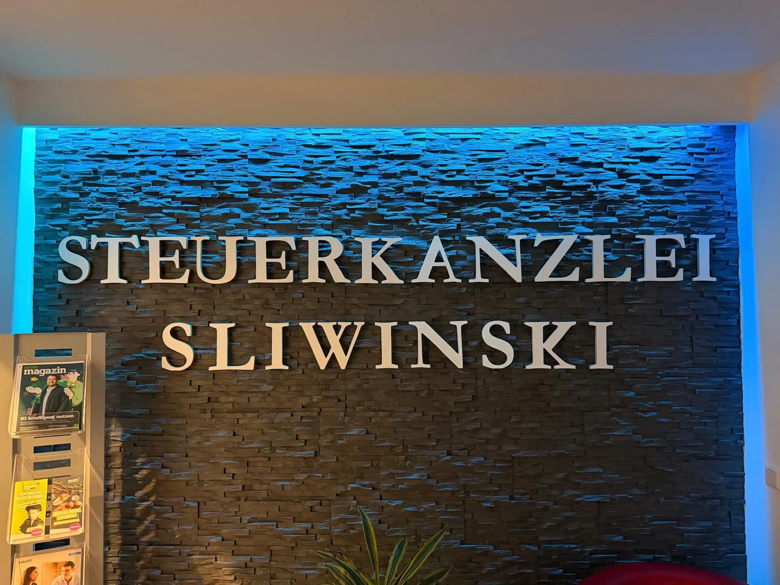 Kanzleischriftzug im Innenbereich